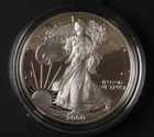 2000 W American Eagle Silver Proof Dollar Coin Box and COA as Issued by US Mint