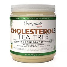 Africa's Best Cholesterol & Tea Tree Leave In Or Rinse Out Conditioner 15 Oz