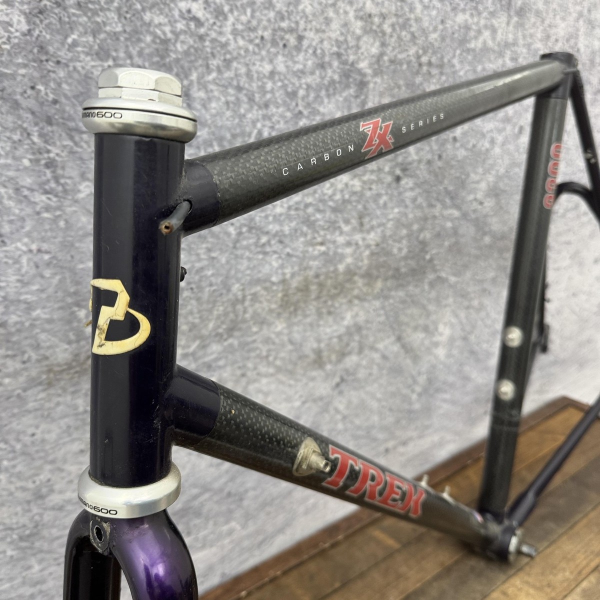 Vintage Trek 2300 ZX Carbon Fiber Series Frame 57cm Road Bike 700c
