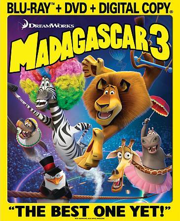 madagascar 3 dvd art