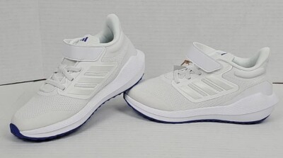 Adidas Ultrabounce Youth Size 1 Cloud White / Zero Metalic / Lucid Blue HQ1297