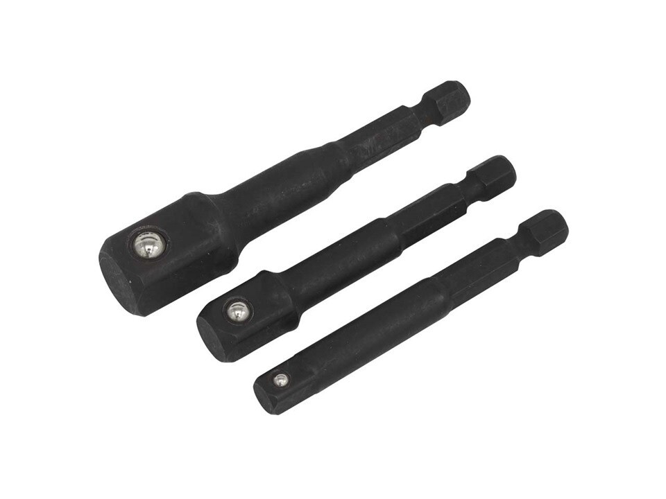Sealey AK5521 3 Piece Impact Driver Socket Adaptor Set 1/4"" 3/8"" 1/2"" Drive - Image 19