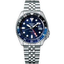 Seiko 5 Sports SSK003K1 GMT Blue dial 10bar Stainless Steel Automatic 2