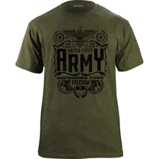 Army Grunge Graphic T-Shirt