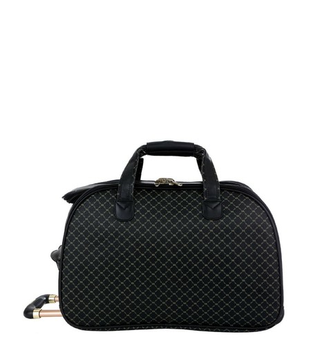 Rioni Signature Black Large Duffel Roller STB-20116 - Picture 3 of 3