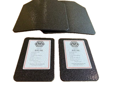 GREEN2 TACTICAL 10x12 Curved plates (set) & set of side plates. Made Of AR500 Steel--- LVLIII