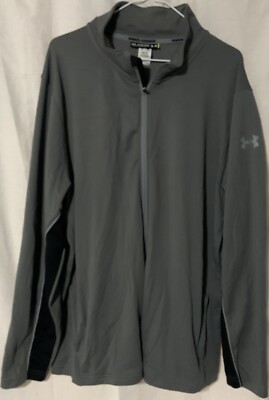 Under Armour - 2XL - Men's Reflex Warm-Up Jacket Dark Gray  - Size 2XL - 1239476
