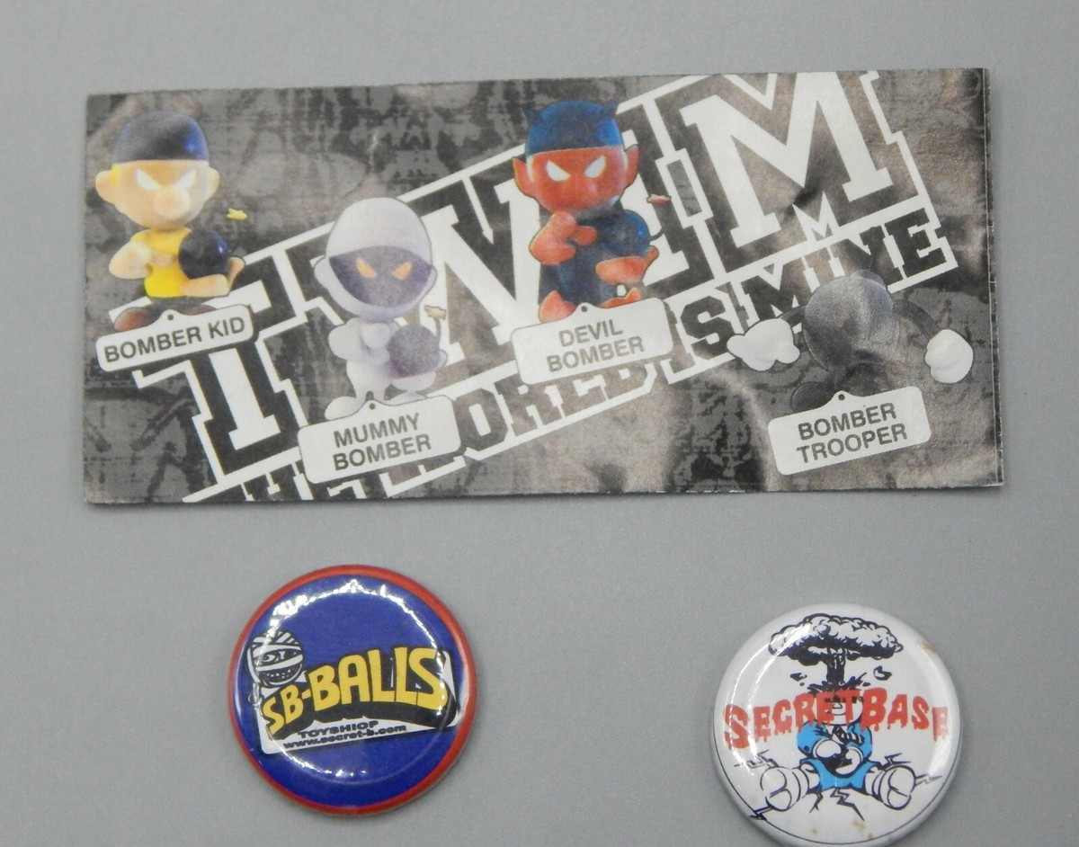 TWIM BOMBER KID ボマーキッド SECRET BASE Japanese SECRET BASE Urban BLIND BOX lot BOMBER KID Skull