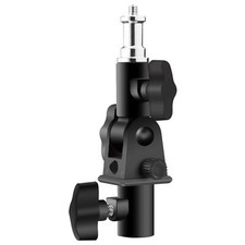 Ushape Camera Flash 180swivel Mount Bracket With Standard 1/4 To 3/8 Inch Metal