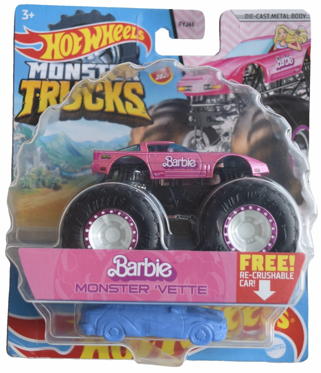 Hot Wheels Monster Truck Barbie Monster 'vette | eBay