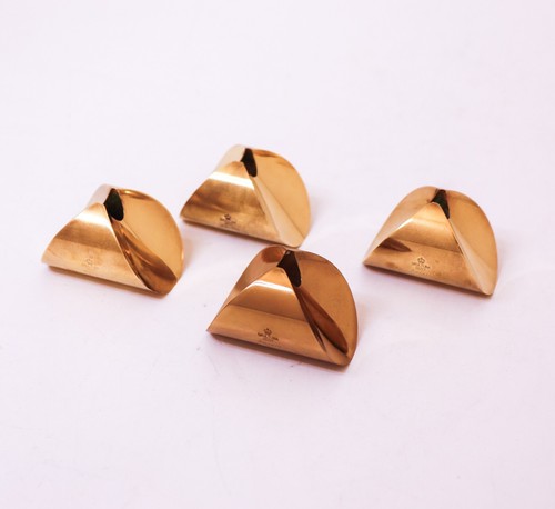 4 Brass Candlesticks - Pierre Forsell - Skultuna
