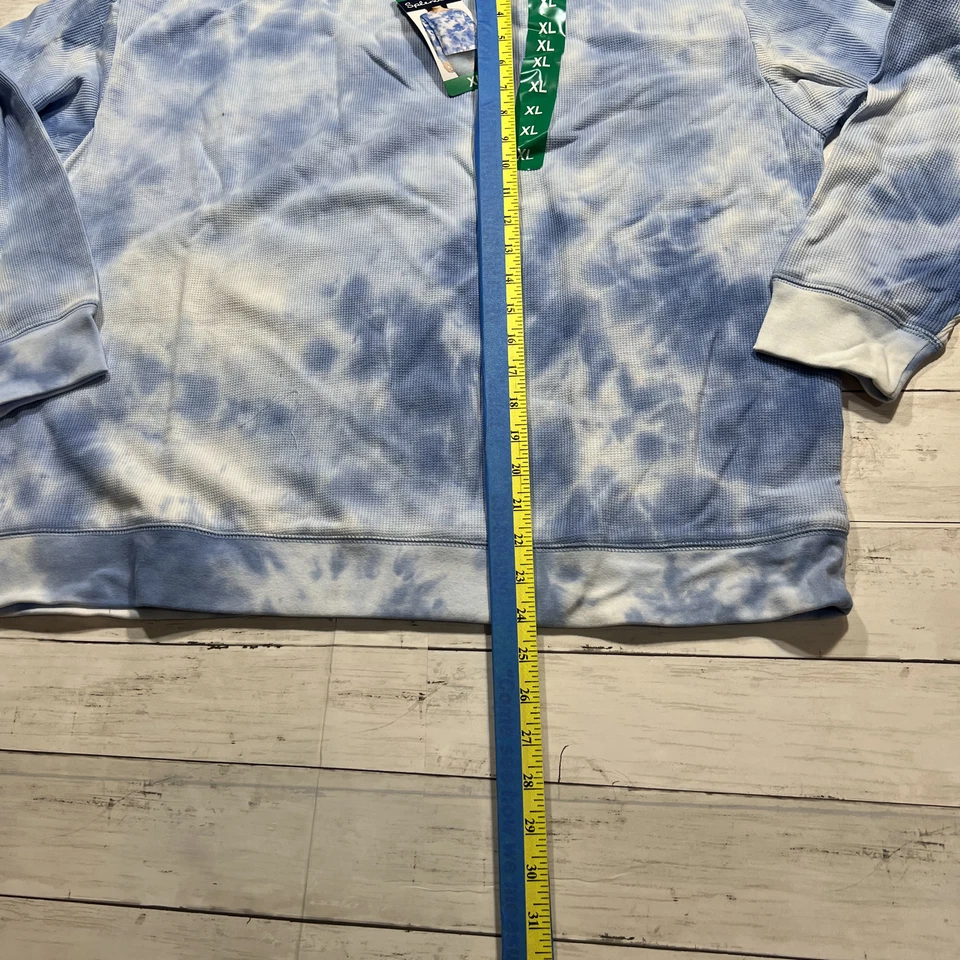 Nuevo con etiquetas Espléndido Top Pullover Para Mujer Cuello Redondo Mangas Largas Talla X-Lrg Azul Tie Dye Foto 2 de 4