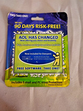 AOL 9.0 Security Edition Disc 90 Days Risk-Free CD Sealed NEW