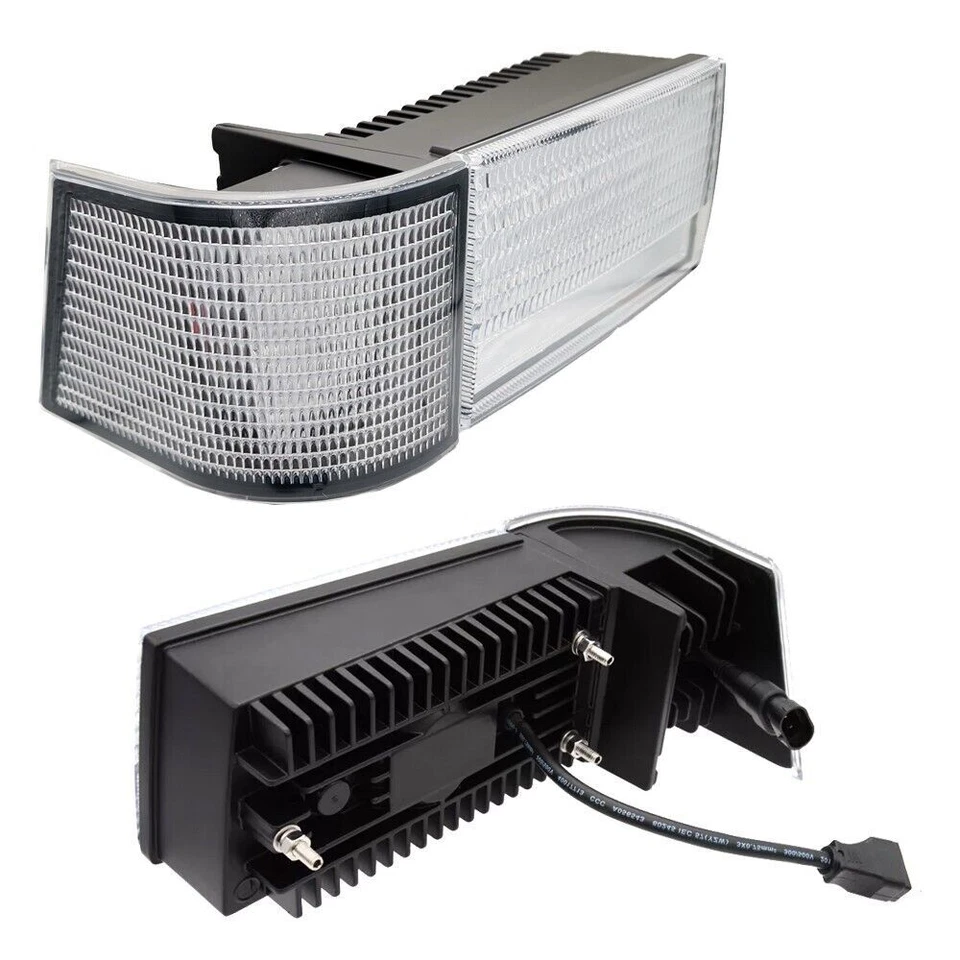 Pair LED Headlights Front Wraparound Hood Light For Case IH MX100 MX110 MX120 + - image 4 of 4