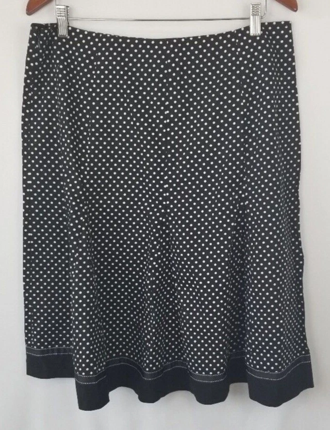 Falda a lunares Robbie Bee vintage años 90 línea A - 14/grande - estilo Rockabilly Foto 2 de 4