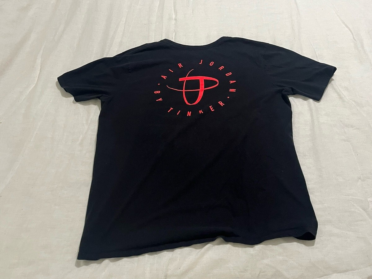 【ジエアタウン】 year beulah sk★追跡可 Nike Air Jordan by Tinker Short Sleeve T-Shirt Sz XL BQ0273