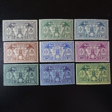 TIMBRES des NOUVELLES HÉBRIDES N°91/99 NEUF ** LUXE MNH