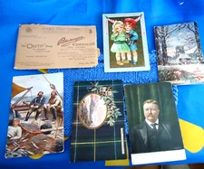 TUCKS VINTAGE POSTCARDS LOT OF 5 WITH SLEEVE PRINTED  U.K. ASSORTED 3 OILETTE