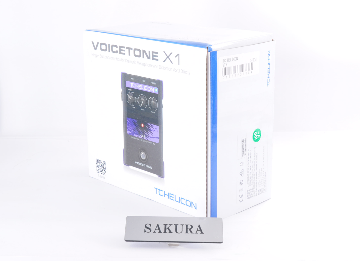 TC Helicon VoiceTone X1 Vocal Effects Distortion Pedal for TC Helicon VoiceTone X1 Vocal Effects Distortion Pedal for