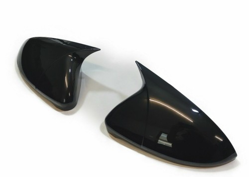 Left Right Side Gloss Black Door Wing Mirror Covers Caps for Golf Mk7 mk7.5 - Picture 6 of 6