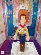   Disney Store / Original Authentic Toy Story "Woody" Cowboy 16" Doll Plush 