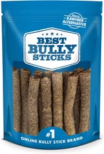 Premium Real Beef Dog Treats - Bully Snap Stick, 12 Pack - 100% Natural, No - &