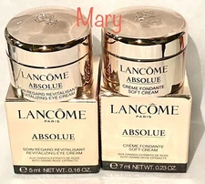 Lancome Absolue Mini Size Soft Cream 7ml, Eye Cream 5ml