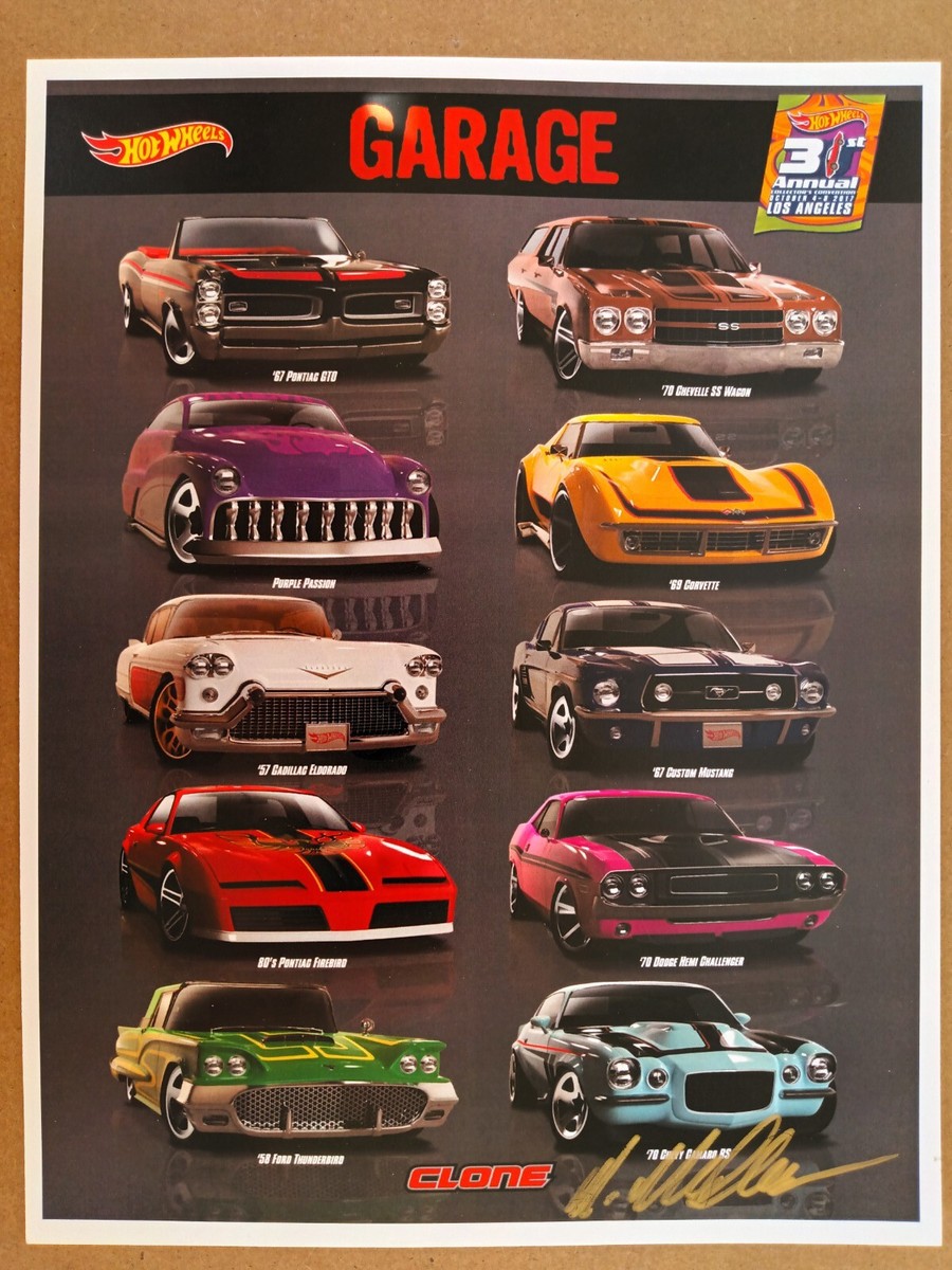 Signed Mike McClone 2017 Hot Wheels 31st Convention 