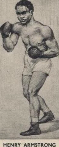 1938 Fred C. Cartledge Razors Famous Prize Fighters - Henry Armstrong #28