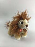 LöWe,PlüSchfigur,PlüSchtier,Wildtier,Klein,Sitzend,Beige,Braun,