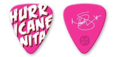 Grover Allman Nita Strauss Model Guitar Pick Pink Teardrop 0.65mm New 12 piece