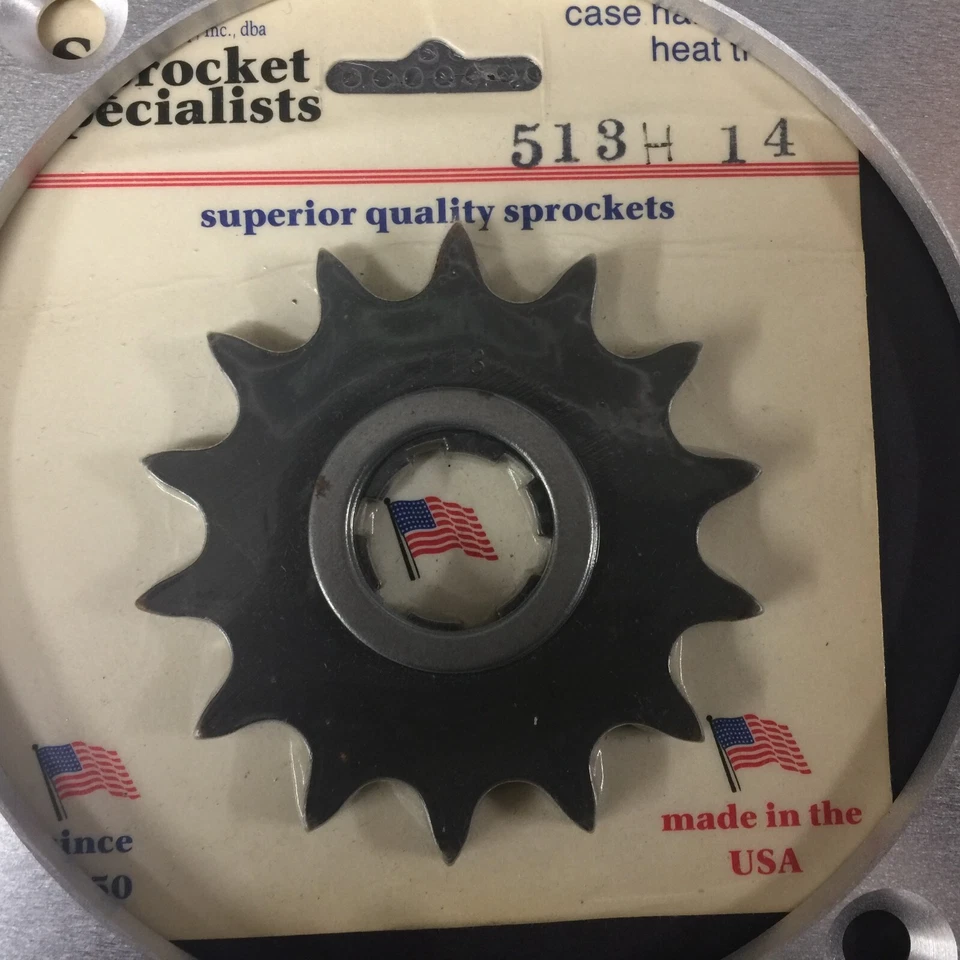 Husqvarna 250/ 360 WMX 1990-1996 Rear Sprocket 50 Tooth Aluminum 14 Tooth Front — 第 3/4 张图片