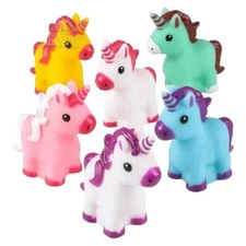 RI One Dozen 2" Rubber Unicorns
