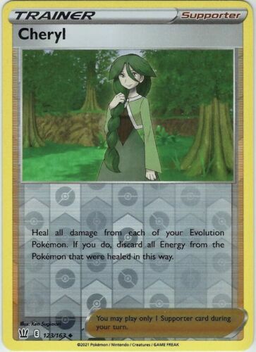 Pokemon - CHERYL 123/163 - Reverse Holo - Battle Styles - NM/M | eBay