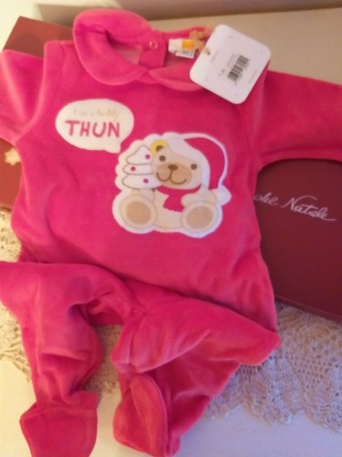 Tutina neonato ciniglia Thun Teddy Natale | eBay