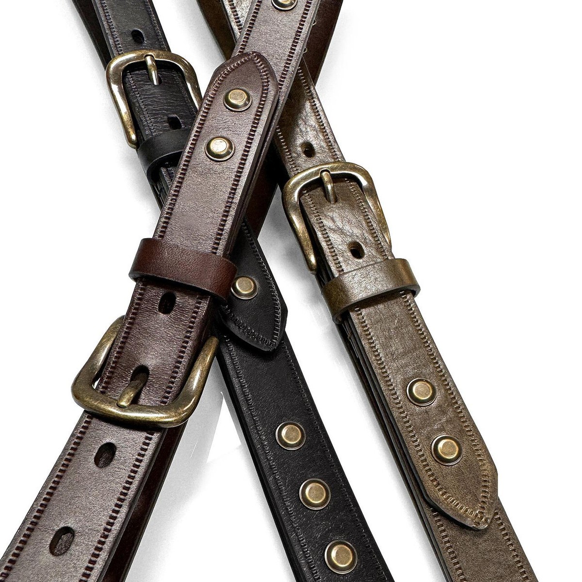 2842 3081102 One Piece Genuine Leather Studded Punk Dress Jean Belt s-l1200.jpg main image 2