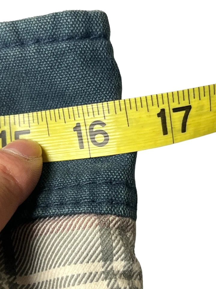 Bolso de Mano Hollister Azul Logo Gaviota Azul Y2K 100% Lona Talla Mediana Para Mujer Foto 3 de 4