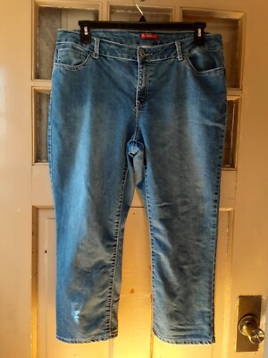 cb established 1962 Woman's Denim Capris Size 14