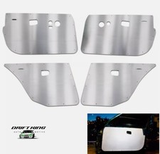 Aluminum Front 4 Door Panels Skins Race Track Car Cards For Bmw E36 Sedan M3