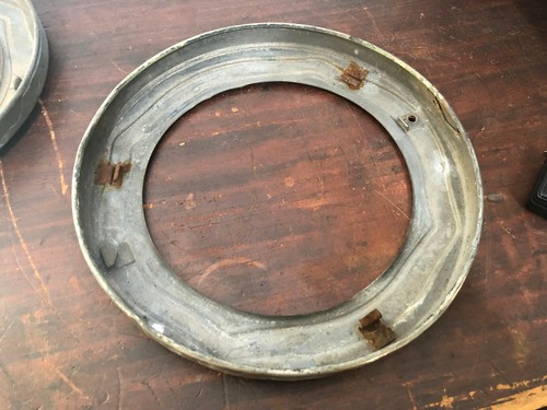 Pair of Antique 1920's 1930's Buick Standard Headlight Bezels - Picture 5 of 6