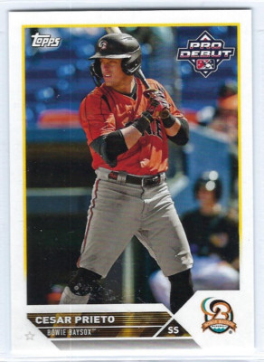 2023 Topps Pro Debut #PD-16 Cesar Prieto