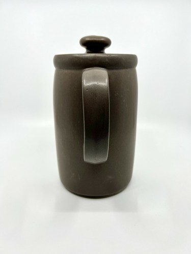 VTG MCM McCoy Pitcher Art Pottery. RARE Brown Stripe - Picture 7 of 9