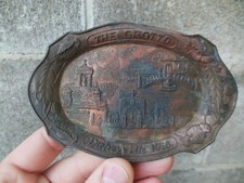 Vintage Grotto Dickeyville Wisconsin Souvenir Metal Ashtray GNCO Occupied Japan