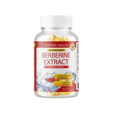 120 Berberine HCl 1200mg High Potency Berberine Supplement Blood Sugar Support