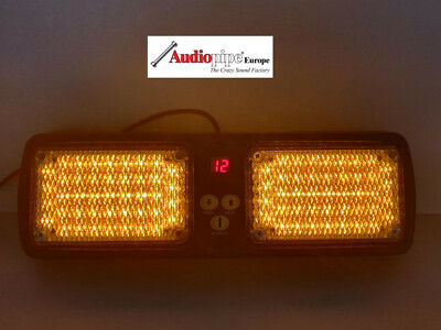 45W LED Frontblitzer Sonnenblende  Abschleppwagen neue Technik GELB  TOP!!