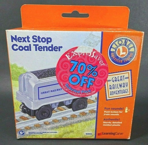 Tren Lionel Coleccionable Ferrocarril Curva de Aprendizaje 92600 Next Stop Carbón Tender Car | Condition: Used