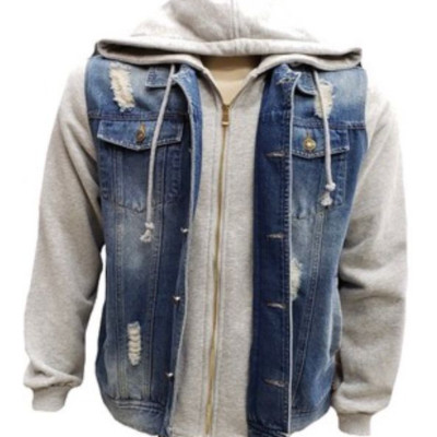 MEN'S DENIM HODDIE JACKET