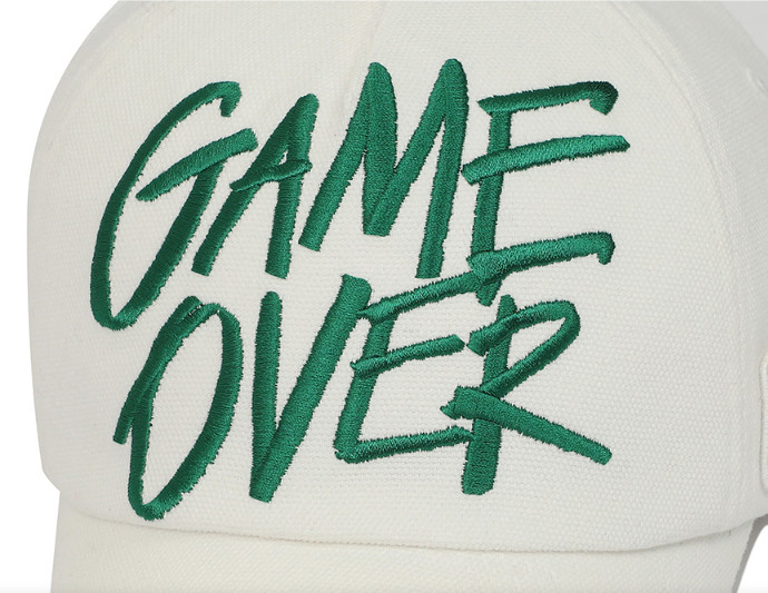 Malbon Golf [SQUID GAME COLLECTION] Ball Cap WHITE / ML Size image 6