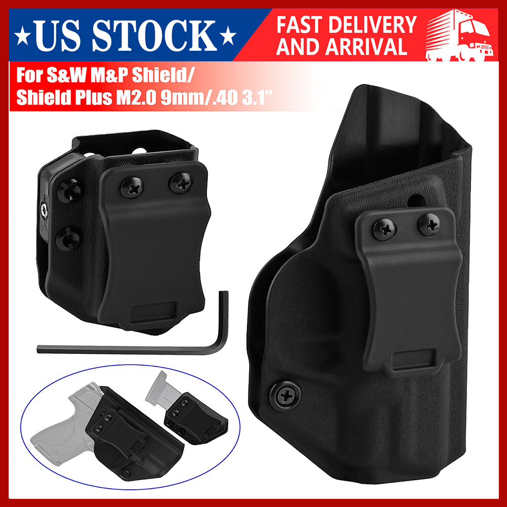 IWB Holster Kits for Smith &Wesson M&P Shield/Shield Plus M2.0 9mm/.40 Cal 3.1
