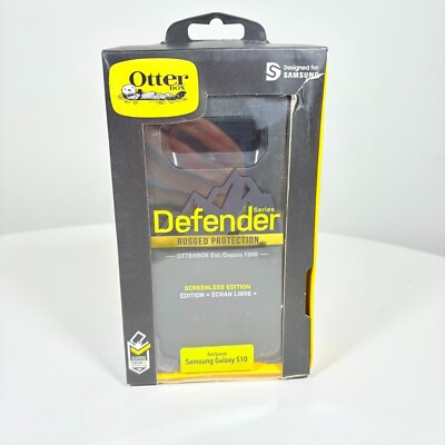 Otter Box Samsung Galaxy S10 Hülle Defender Rugged Screenless Edition Schwarz
